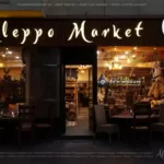 Aleppo Market - Storefront and Cafe Terrace