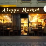 Aleppo Market - Storefront and Cafe Terrace